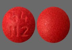 Red Round 44 112 - Wal-phed 30mg Tablet