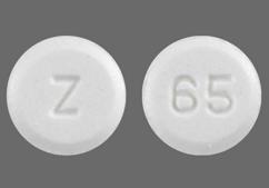 White Round 65 And Z - Atenolol 25mg Tablet