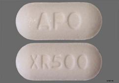 White Oblong Apo And Xr500 - Metformin Hydrochloride 500mg Extended-Release Tablet