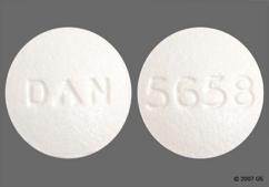 White Round Dan And 5658 - Cyclobenzaprine Hydrochloride 10mg Tablet