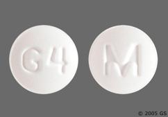White Round M And G4 - Guanfacine Hydrochloride 1mg Tablet