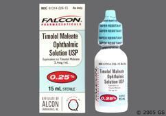 Timolol Coupon - Timolol 15ml of 0.25% eye dropper