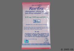 Kariva Coupon - Kariva 28 tablets of 0.15mg/0.02mg/0.01mg package