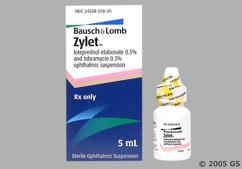 Zylet Coupon - Zylet 5ml of 0.5%/0.3% eye dropper