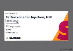 Ceftriaxone Coupon - Ceftriaxone 500mg vial