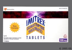 Imitrex Coupon - Imitrex 9 tablets of 100mg dose pack