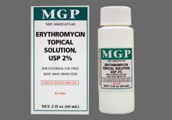 Erythromycin Coupon - Erythromycin 60ml of 2% bottle of topical solution