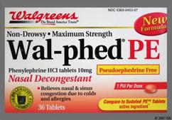Red Round 44 453 - Wal-phed PE 10mg Tablet