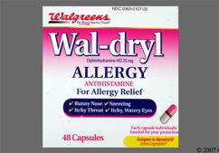 Pink And White 44-107 44-107 - Wal-dryl Allergy 25mg Capsule