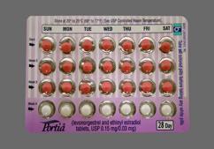 Portia Coupon - Portia 28 tablets of 0.15mg/0.03mg package