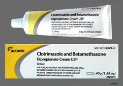 white - Clotrimazole / Betamethasone Dipropionate 1%-0.05% Topical Cream