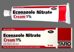 white - Econazole Nitrate 1% Topical Cream