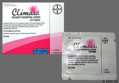 Climara Coupon - Climara 4 once-weekly patches of 0.05mg / day carton