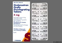 White Round 04 - Ondansetron 4mg Orally Disintegrating Tablet