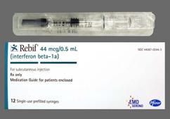 Rebif Coupon - Rebif 12 syringes of 44mcg carton