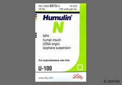 Humulin N Coupon - Humulin N 10ml of 100 units/ml vial
