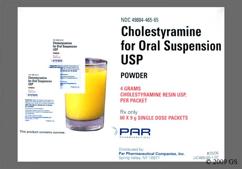 yellow - Cholestyramine 4g Powder for Suspension