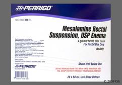 Mesalamine Coupon - Mesalamine 28 bottles of 4g / 60ml carton