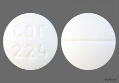 White Round Cor 224 - Oxycodone Hydrochloride 5mg Tablet