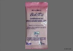 Balziva Coupon - Balziva 28 tablets of 0.4mg/0.035mg package