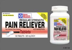 White Round 325 Mg And L 403 - GNP Pain Relief 325mg Tablet