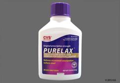 white - CVS Purelax Powder for Solution