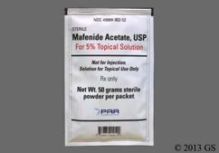 white - Mafenide Acetate 5% Powder for Topical Solution
