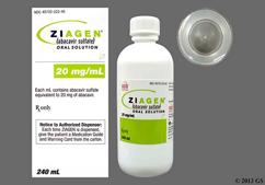 Ziagen Coupon - Ziagen 240ml of 20mg/ml bottle of oral solution
