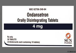 White Oval 240 - Ondansetron 4mg Orally Disintegrating Tablet
