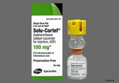 Solu-Cortef Coupon - Solu-Cortef 2ml of 100mg vial