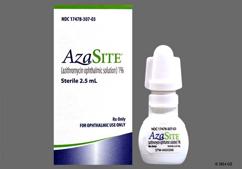 white - Azasite 1% Ophthalmic Solution