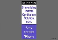 green-yellow - Brimonidine Tartrate 0.2% Ophthalmic Solution