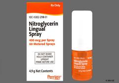 Nitroglycerin Coupon - Nitroglycerin 4.9g of 400mcg/spray bottle of spray