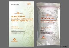 Alyacen 1/35 Coupon - Alyacen 1/35 28 tablets package
