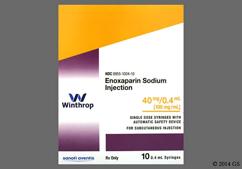 yellow - Enoxaparin Sodium 40mg / 0.4mL Solution for Injection
