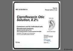 Ciprofloxacin Coupon - Ciprofloxacin 14 containers of 0.2% otic solution carton