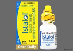 Istalol Coupon - Istalol 2.5ml of 0.5% eye dropper