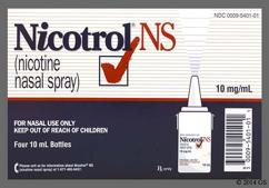 Nicotrol Coupon - Nicotrol 10ml of 10mg/ml nasal spray