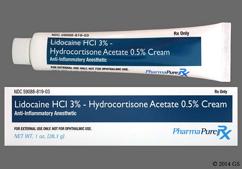 Lidocaine / Hydrocortisone Coupon - Lidocaine / Hydrocortisone 28.35g of 3%/0.5% tube of cream