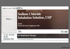 Sodium Chloride Coupon - Sodium Chloride 15ml of 3% vial