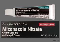 white - Miconazole Nitrate 2% Antifungal Topical Cream