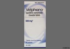 Velphoro Coupon - Velphoro 90 chewable tablets of 500mg bottle
