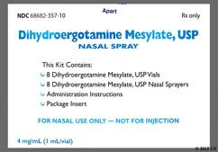 Dihydroergotamine Mesylate Coupon - Dihydroergotamine Mesylate 8 vials of 4mg/ml nasal spray