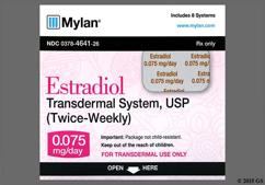 Estradiol Coupon - Estradiol 8 twice-weekly patches of 0.075mg / day carton