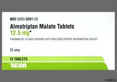 White Round 93 And A2 - Almotriptan Malate 12.5mg Tablet