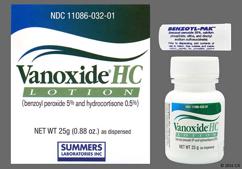 Vanoxide HC Coupon - Vanoxide HC 25g of 5%/0.5% bottle of lotion