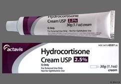 white - Hydrocortisone 2.5% Topical Cream