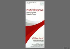 Proair Respiclick Coupon - Proair Respiclick 0.65g of 90mcg inhaler