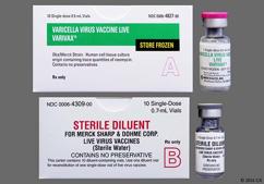 Varivax Coupon - Varivax 0.5ml vial
