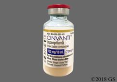 Cinvanti Coupon - Cinvanti 18ml of 130mg/18ml vial
